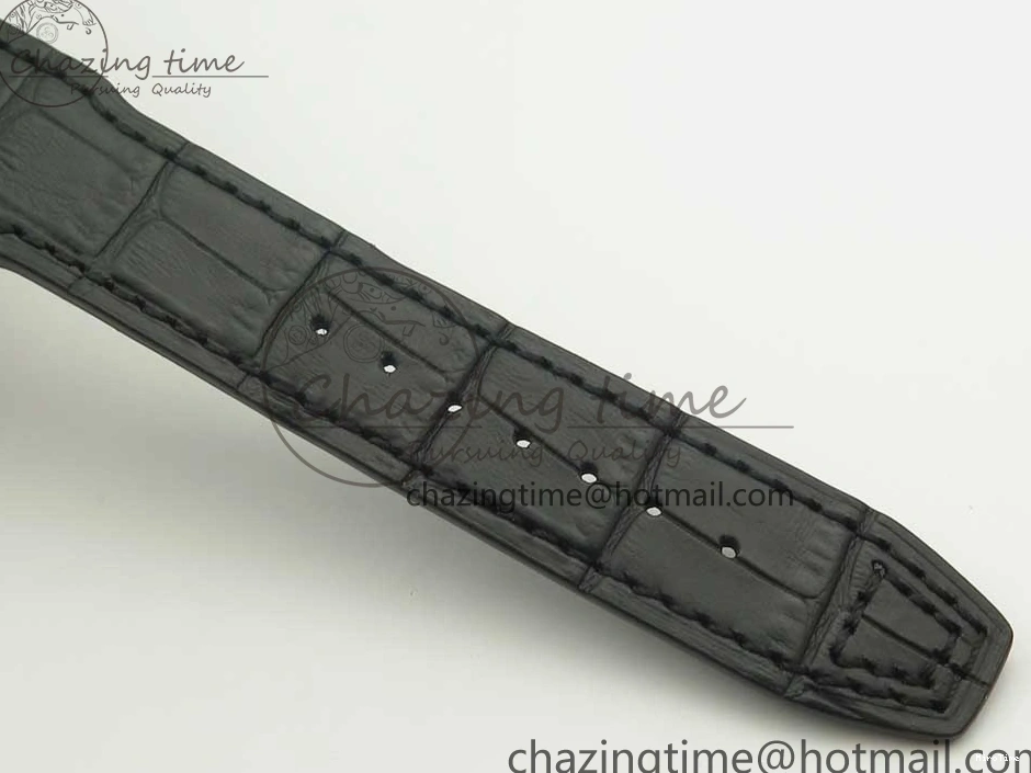 MIROTIME 0126 Pilot Chrono 377725 SS ZF 1:1 Best Edition White Dial on Black Leather Strap A Soft 7183